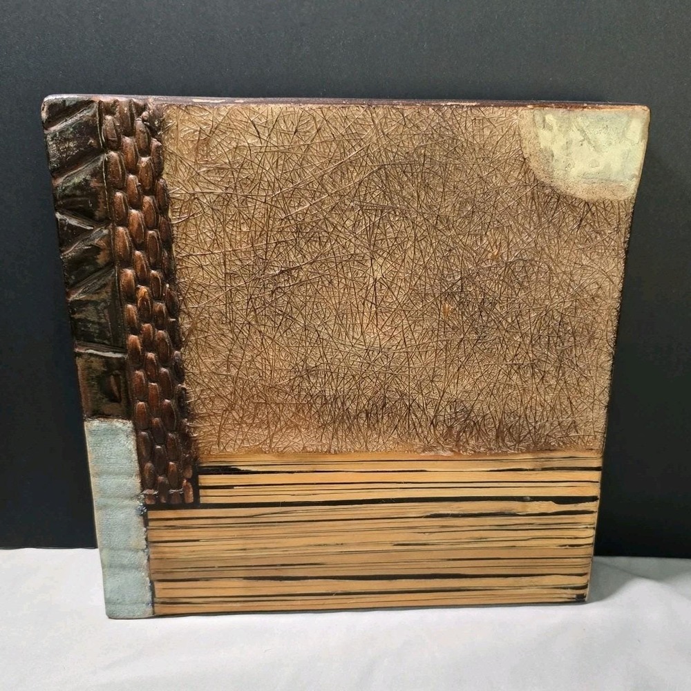 Bombay Ceramic Wall Block 10x10x2 (1 Of 6) Vintage 80s 90s